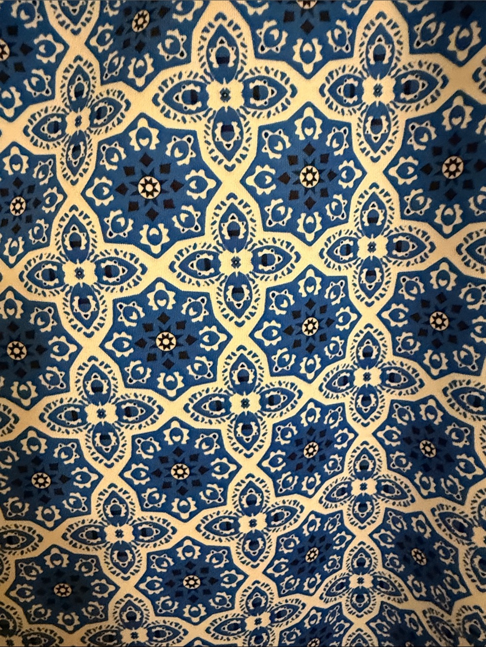 Blue Patterned Skort - Picture 2 of 6